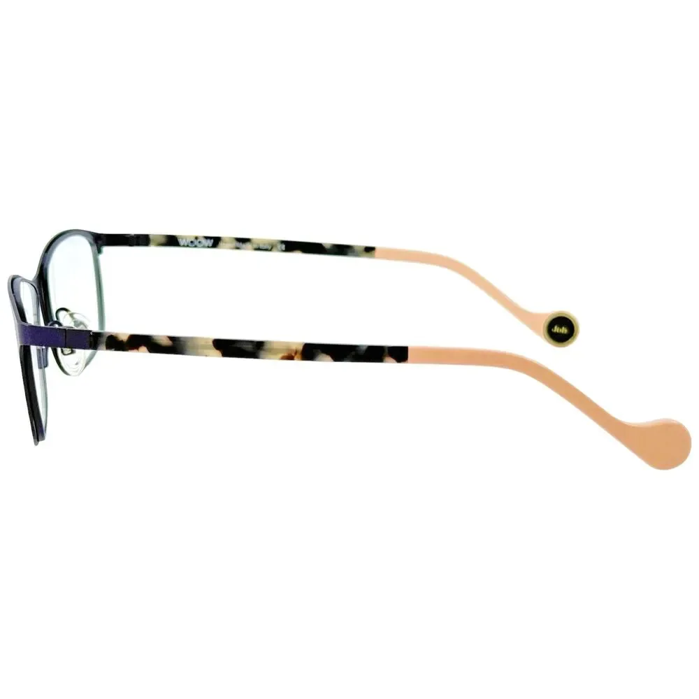 WOOW Good Job Womens Metal Eyeglass Frame 9332 Blueberry Violet 49-16 Italy